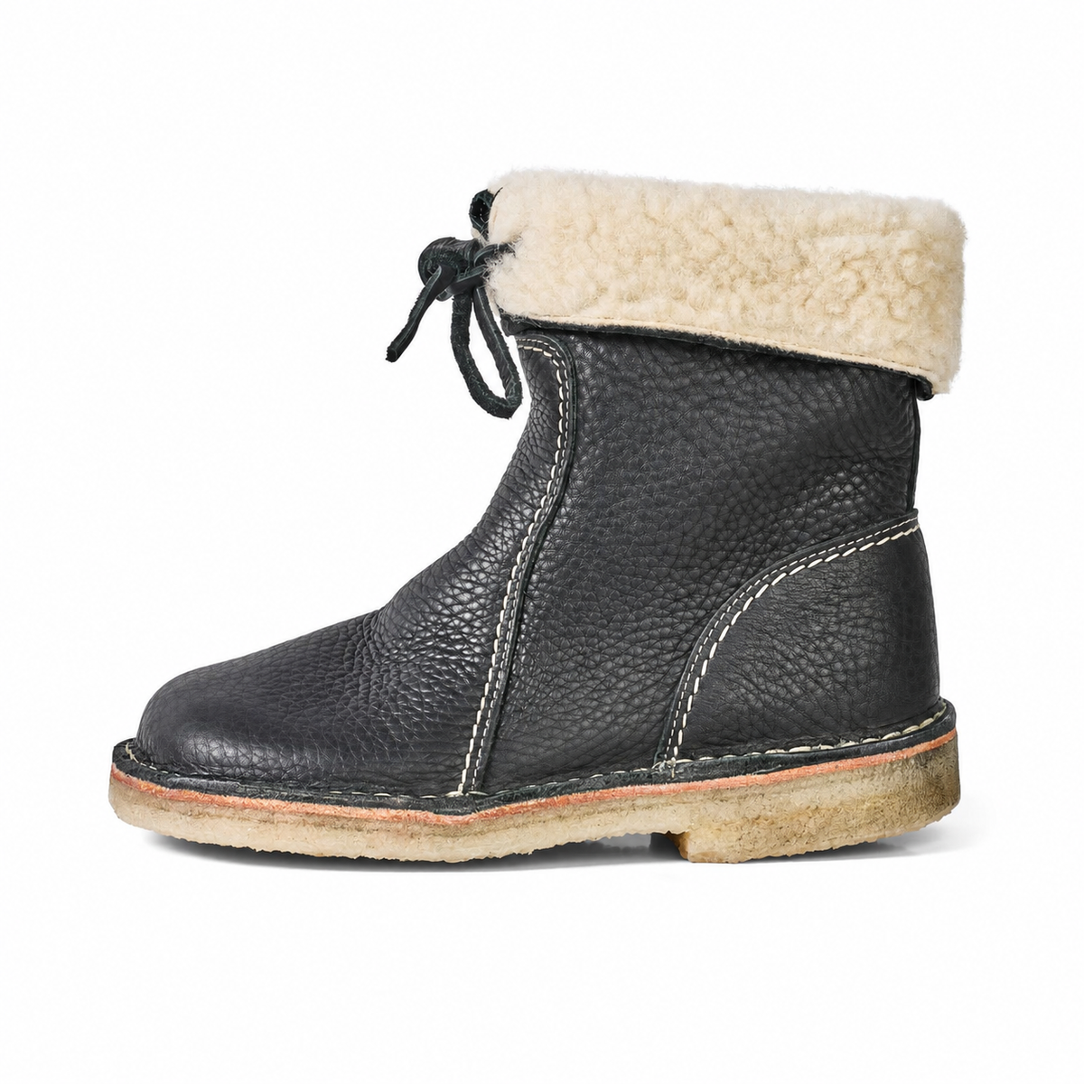 Vintage Buttery-Soft Waterproof Wool-Lined Ankle Boots