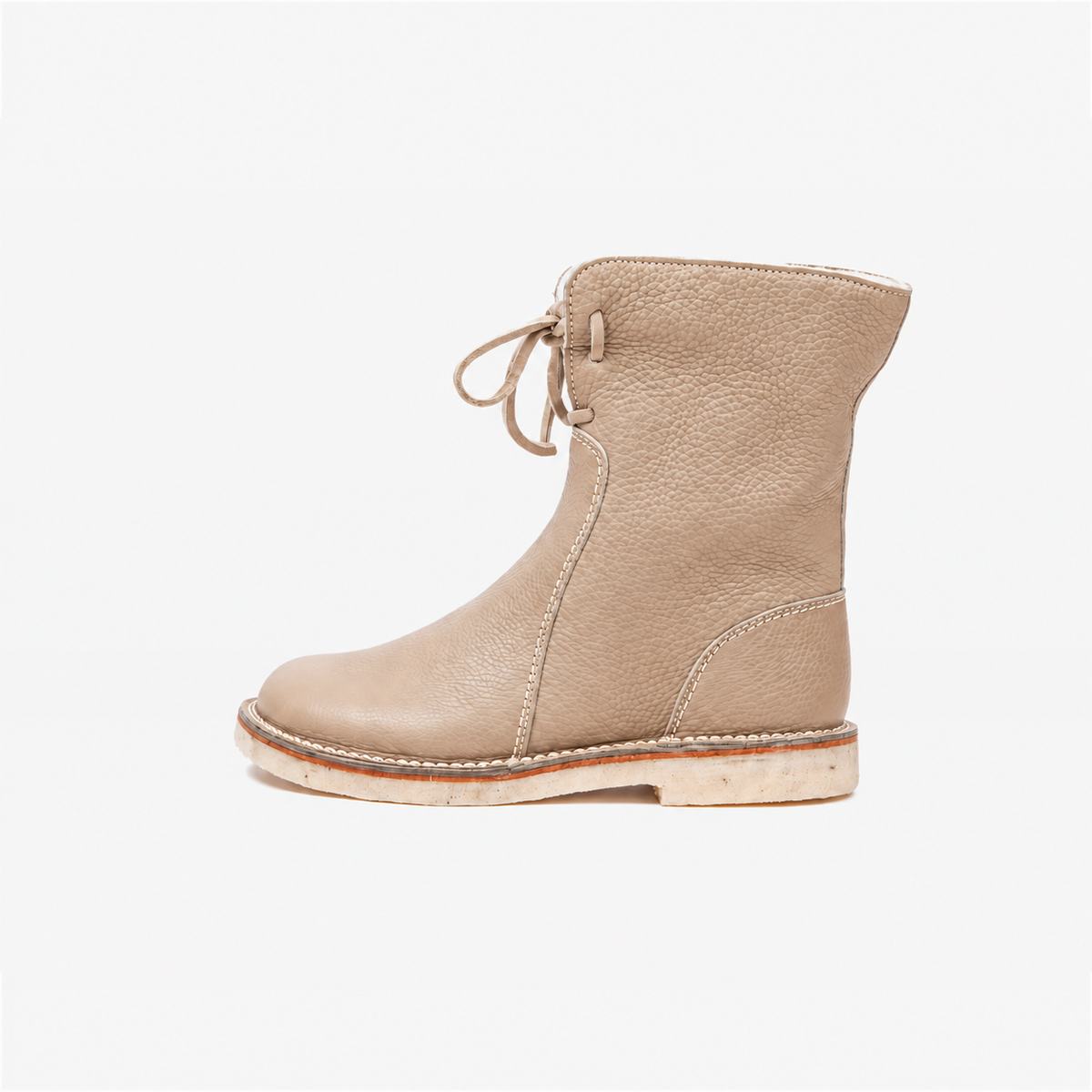 Vintage Buttery-Soft Waterproof Wool-Lined Ankle Boots